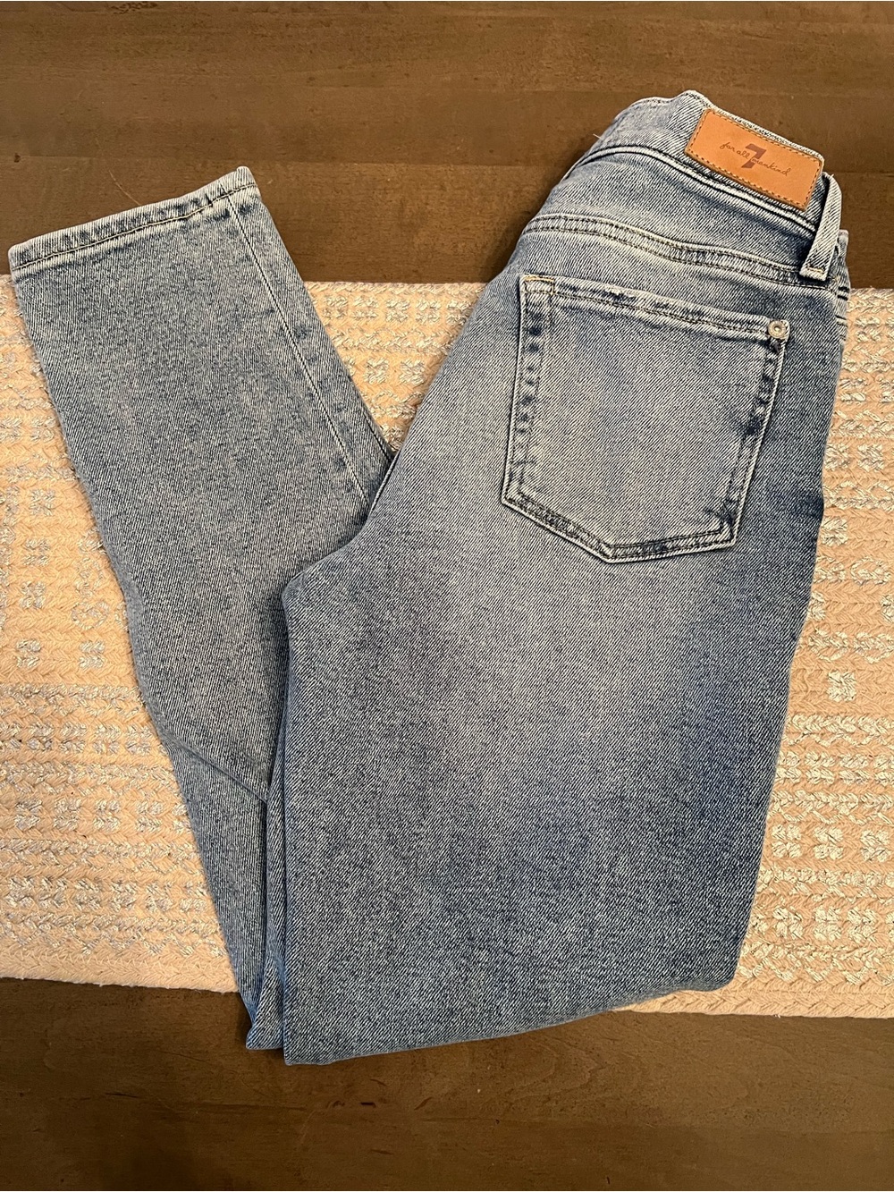 7 For All Mankind Light Blue Denim Jeans